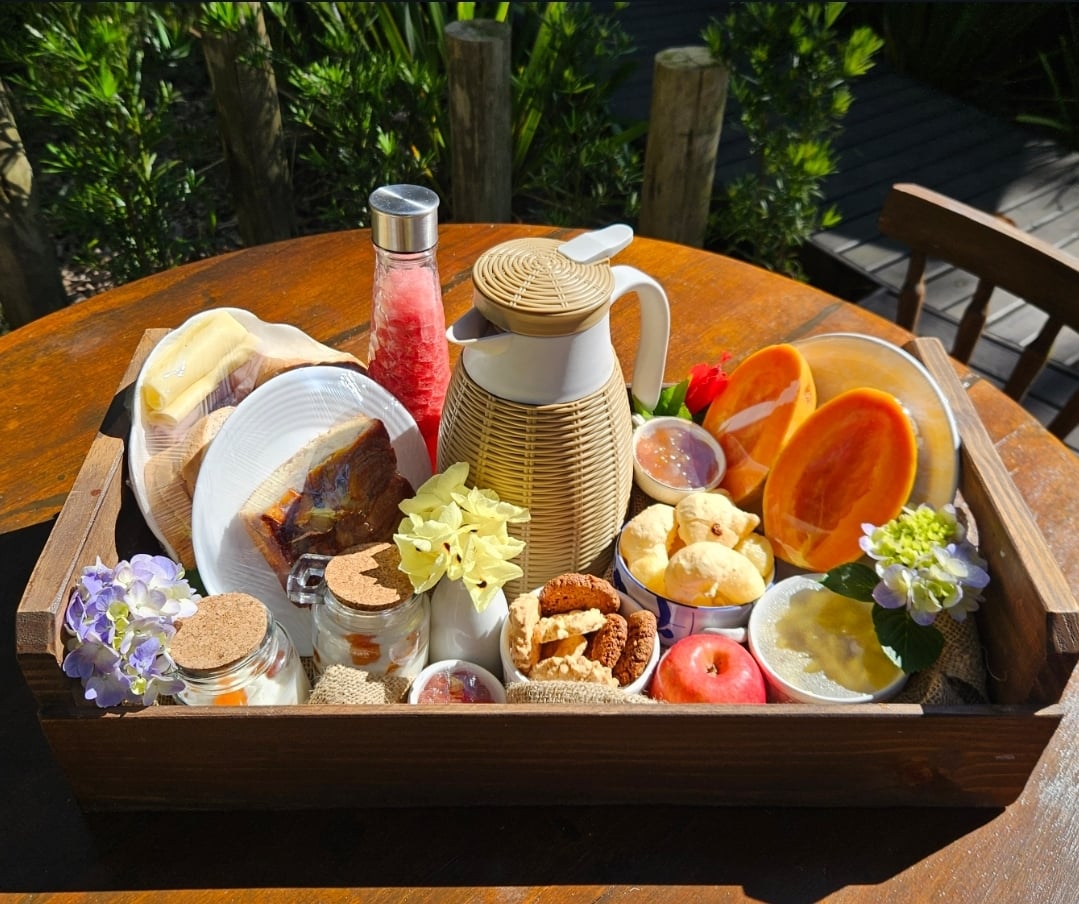 experiência café da manhã glamping Guardião da Montanha 
