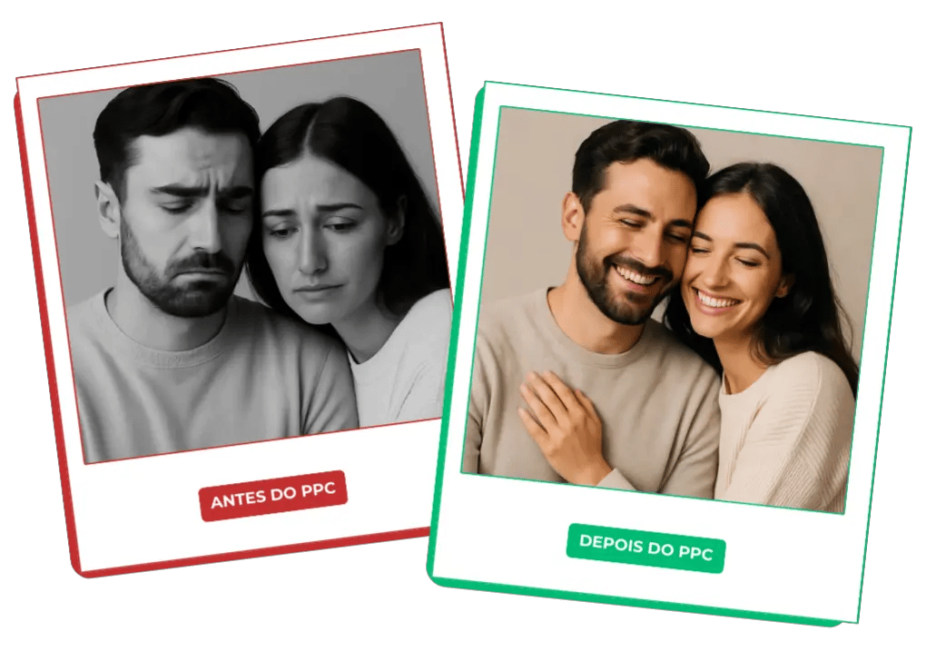 casal feliz e casal triste